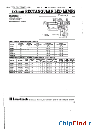 Datasheet MT2160-G производства Marktech