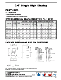 Datasheet MT220-UR производства Marktech