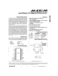 Datasheet 7126CPL manufacturer MAXIM