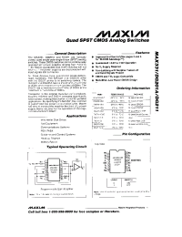 Datasheet DG201AAK manufacturer MAXIM