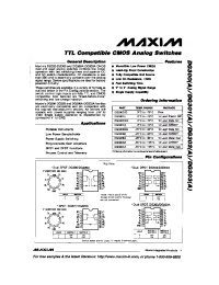 Datasheet DG300AB manufacturer MAXIM