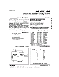 Datasheet DG528C производства MAXIM