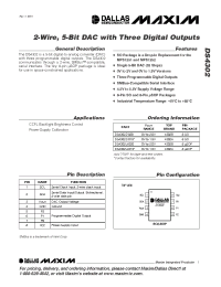Datasheet DS4302 производства MAXIM