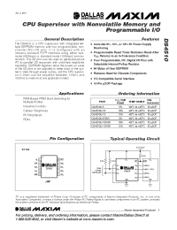 Datasheet DS4510 производства MAXIM