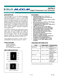 Datasheet DS75LVS производства MAXIM