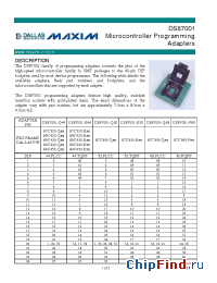 Datasheet DS87001 производства MAXIM