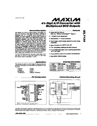 Datasheet IC7135 производства MAXIM