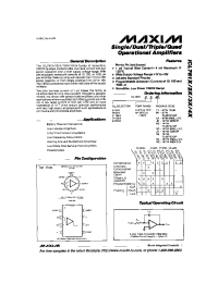 Datasheet ICL7611ACPA производства MAXIM