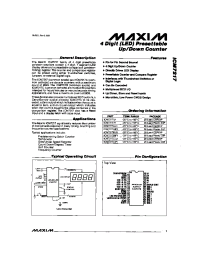 Datasheet ICM7217C производства MAXIM