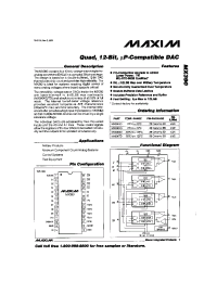 Datasheet MX390 manufacturer MAXIM
