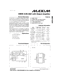 Datasheet MX7224K/D manufacturer MAXIM