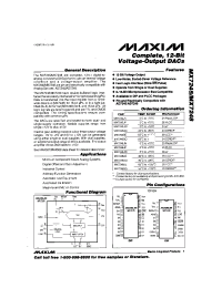 Datasheet MX7245AE manufacturer MAXIM