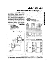 Datasheet MX7506S manufacturer MAXIM