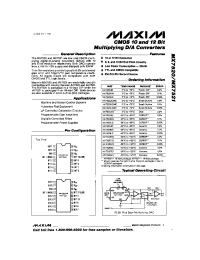 Datasheet MX7521KC manufacturer MAXIM