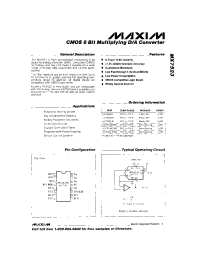 Datasheet MX7523S manufacturer MAXIM