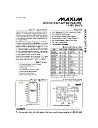 Datasheet MX7534AQ manufacturer MAXIM