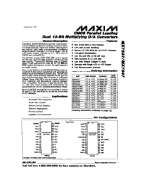 Datasheet MX7537JE manufacturer MAXIM