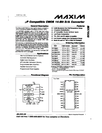 Datasheet MX7538AE manufacturer MAXIM