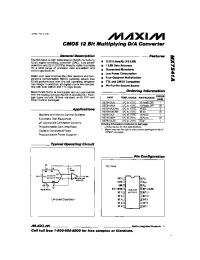 Datasheet MX7541AKCWN manufacturer MAXIM