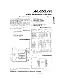 Datasheet MX7543BD manufacturer MAXIM