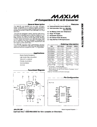 Datasheet MX7574A manufacturer MAXIM