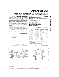 Datasheet MX7628KCWP manufacturer MAXIM