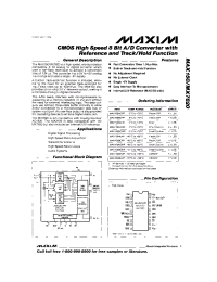 Datasheet MX7820C manufacturer MAXIM