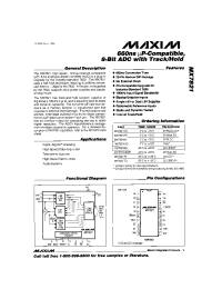 Datasheet MX7821KR manufacturer MAXIM