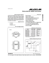Datasheet MXD1210EPA manufacturer MAXIM