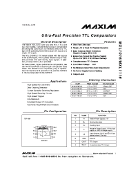Datasheet MXL1016CN8 производства MAXIM