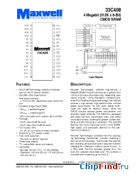 Datasheet 33C408RPFB-20 производства Maxwell