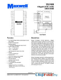 Datasheet 33LV408RPFB-20 производства Maxwell
