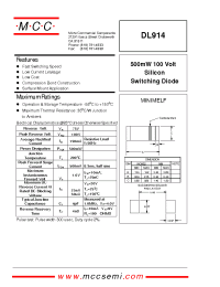 Datasheet DL914 производства MCC