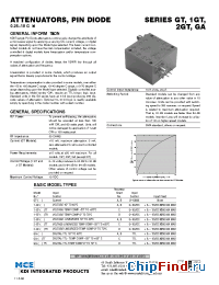 Datasheet 1GT-32TR manufacturer MCE KDI