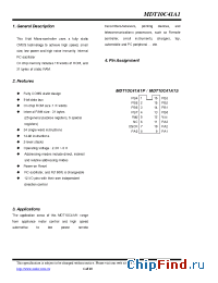 Datasheet MDT10C41A1 manufacturer MDTIC