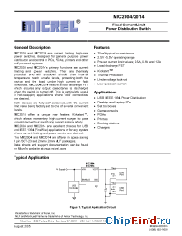 Datasheet MIC2004-0.5YML производства Micrel