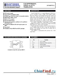 Datasheet SY100EPT21LKC manufacturer Micrel