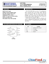 Datasheet SY10ELT22LZC manufacturer Micrel