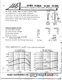 Datasheet BCI84 производства Micro Electronics