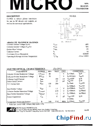 Datasheet CL5822 производства Micro Electronics