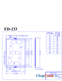 Datasheet ED-233 производства Micro Electronics