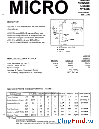 Datasheet MYB34D производства Micro Electronics