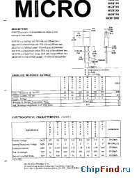 Datasheet MYB73D производства Micro Electronics