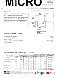 Datasheet MYB81TA производства Micro Electronics