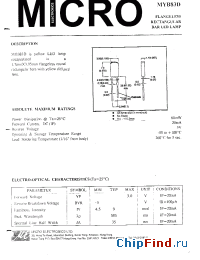 Datasheet MYB83D производства Micro Electronics