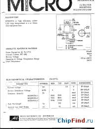 Datasheet MYB90TA производства Micro Electronics