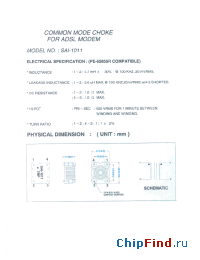 Datasheet SAI-1011 производства Micro Electronics