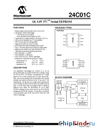 Datasheet 24C01CT manufacturer Microchip