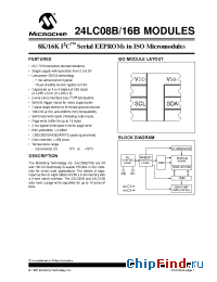 Datasheet 24LC16B-MT производства Microchip