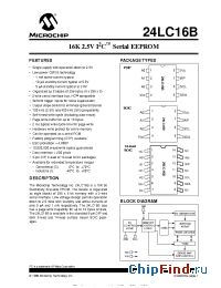 Datasheet 24LC16B-SL производства Microchip